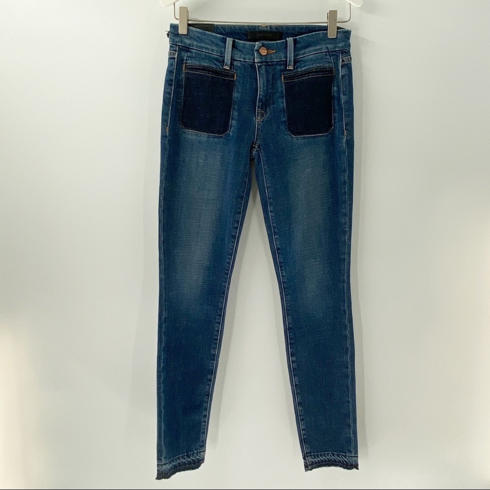 Genetic Los Angeles Bardot Patch Pocket Jeans NWT - Picture 2 of 10